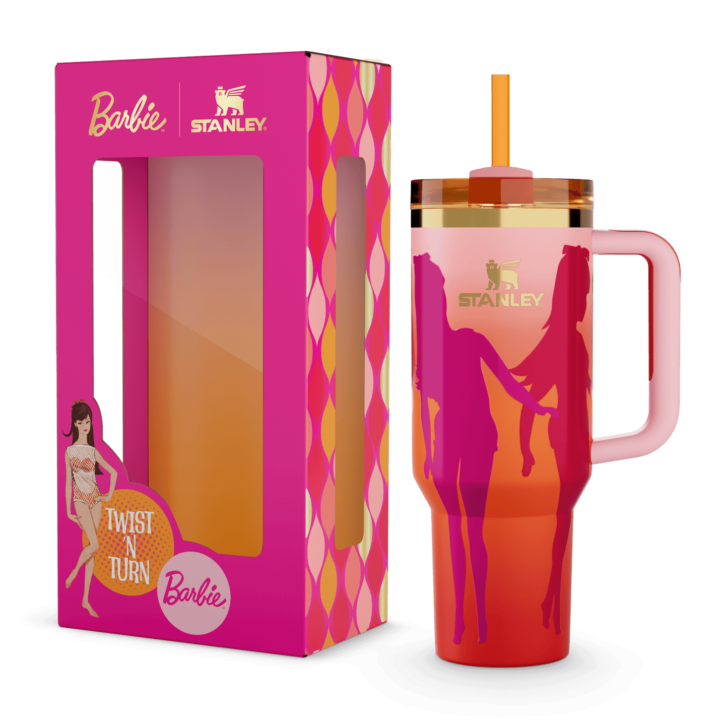 The Barbie™ x Stanley ’60s Twist ’N Turn Quencher | 40 OZ (Vault)
